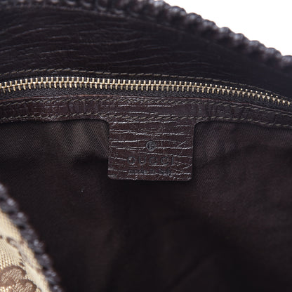 Gucci Monogram Large Horsebit Chain Hobo Dark Brown 6 of 12