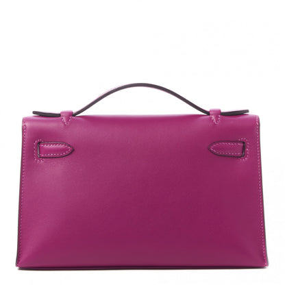 Hermes Swift Kelly Pochette Clutch Anemone 3 of 14