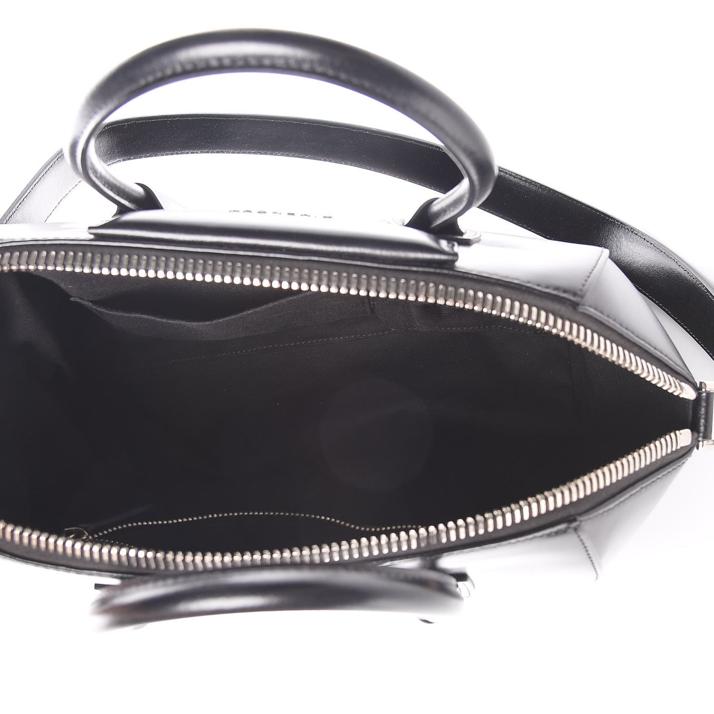 Shiny Lord Calfskin Medium Antigona Black