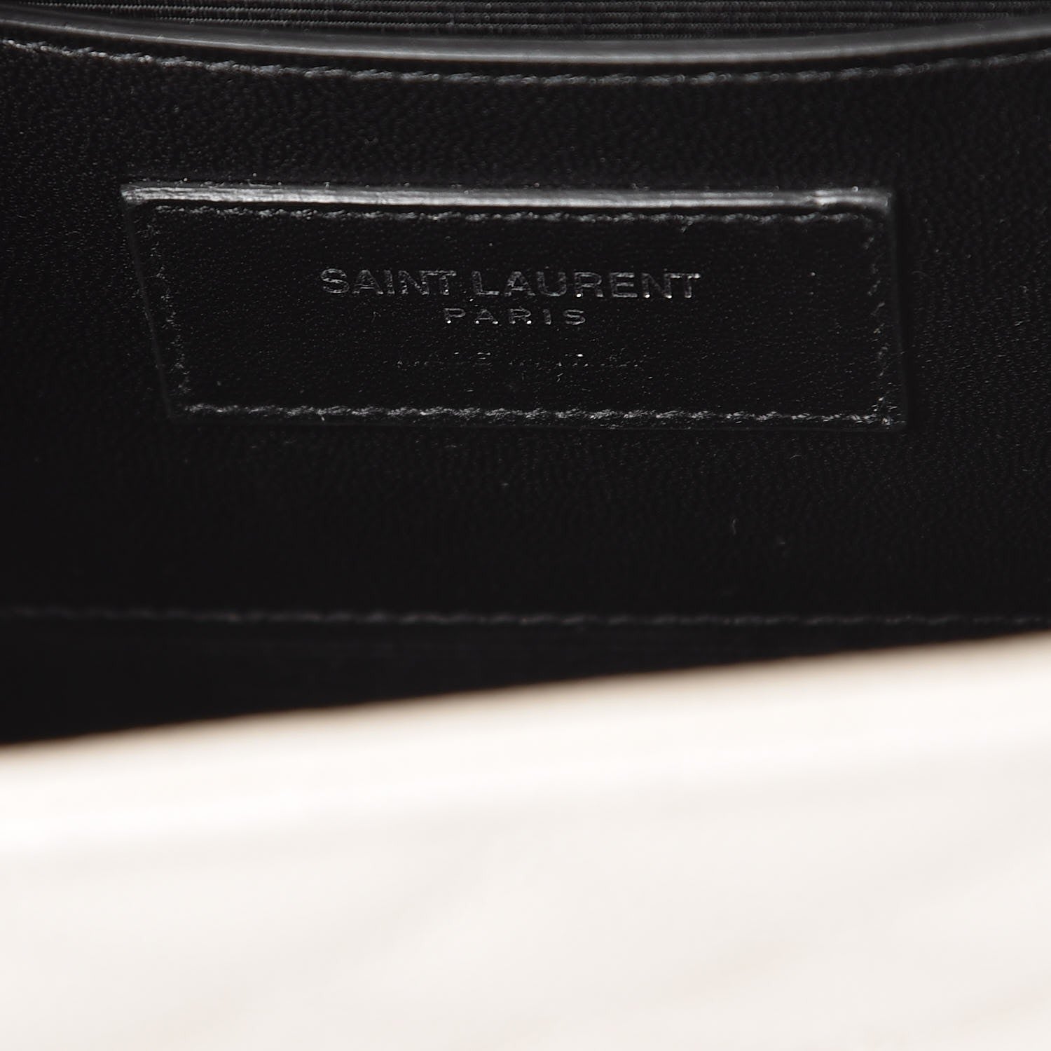 Saint Laurent Grain De Poudre Textured Mixed Matelasse Medium Triquilt Monogram Satchel Porcellana 6 of 7
