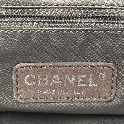 Chanel Calfskin Modern Chain Rhodoid Hobo Black 7 of 11