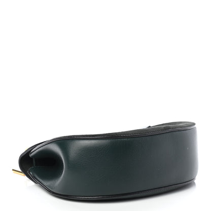 Chloe Suede Smooth Calfskin Drew Shoulder Bag Intense Green 4 of 8
