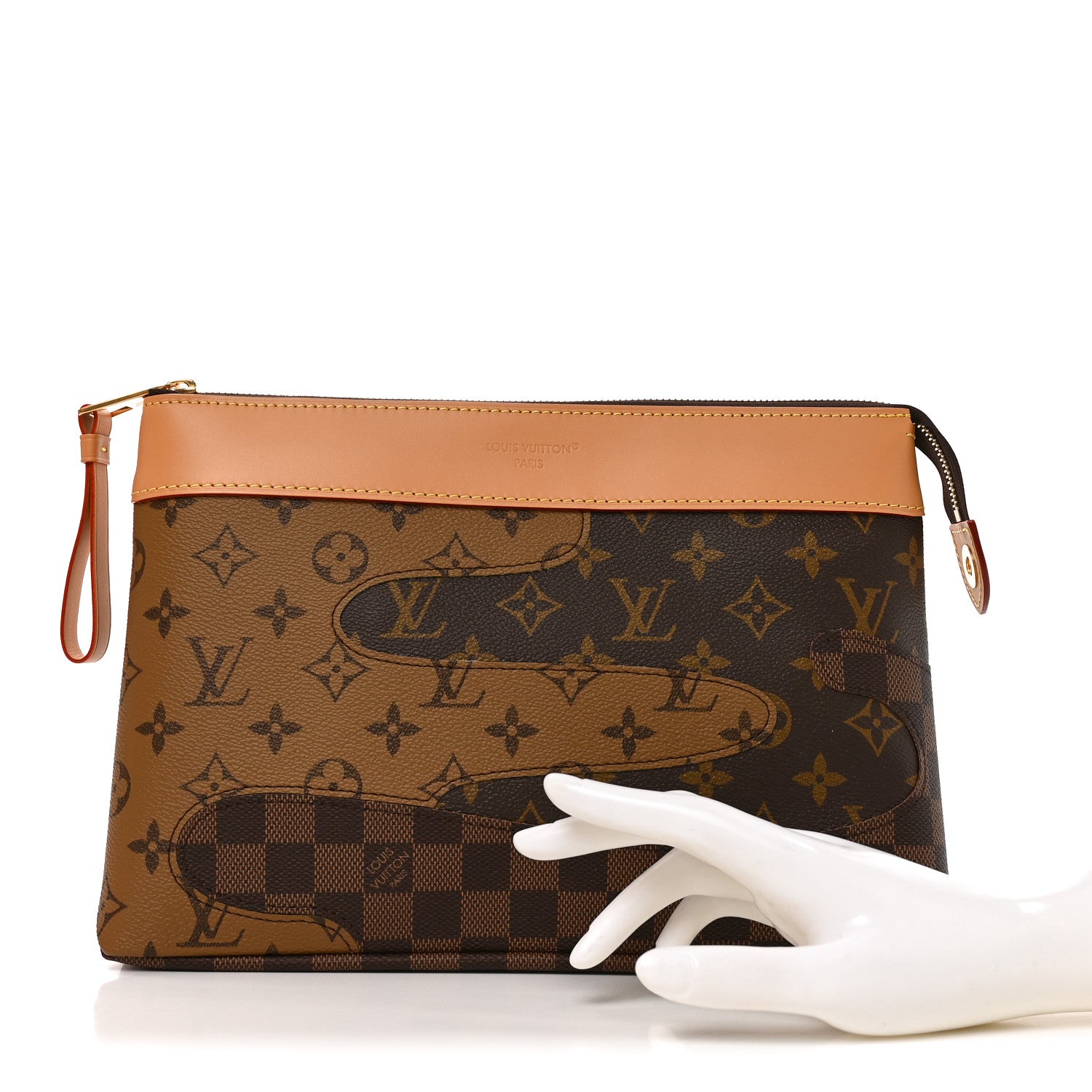 Louis Vuitton Reverse Monogram Drip Pochette Voyage Souple 2 of 9