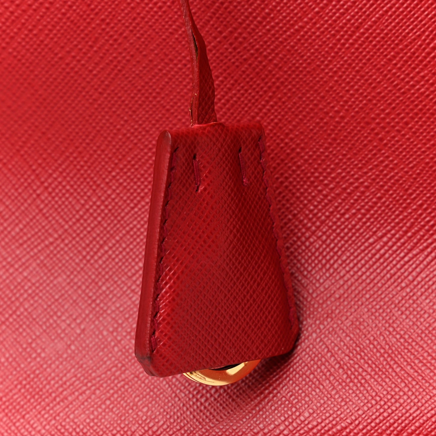Saffiano Small Galleria Double Zip Tote Fuoco