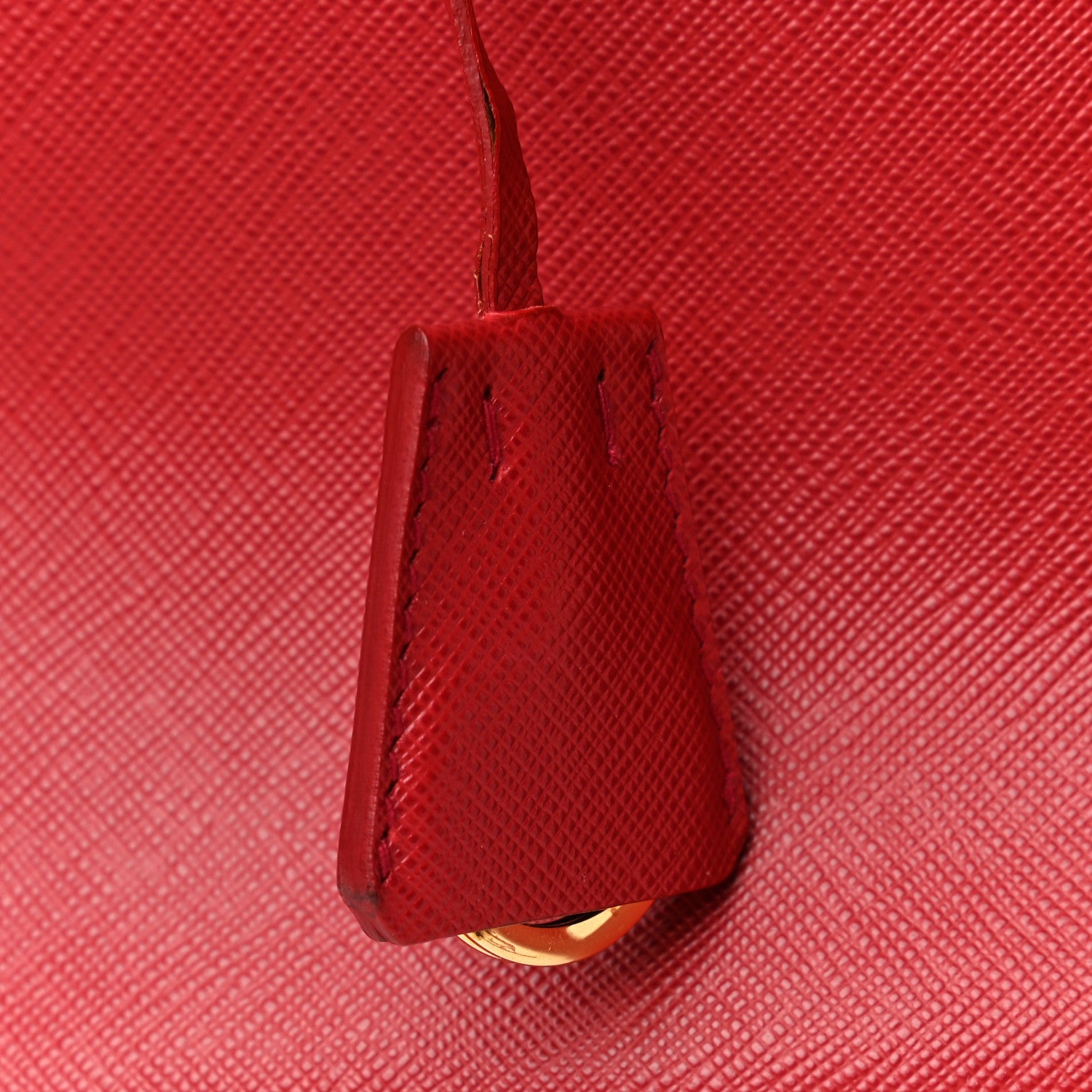Prada Saffiano Small Galleria Double Zip Tote Fuoco 12 of 13