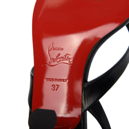 Christian Louboutin Kid Taralita 55 Thong Sandals 37 Black 7 of 9