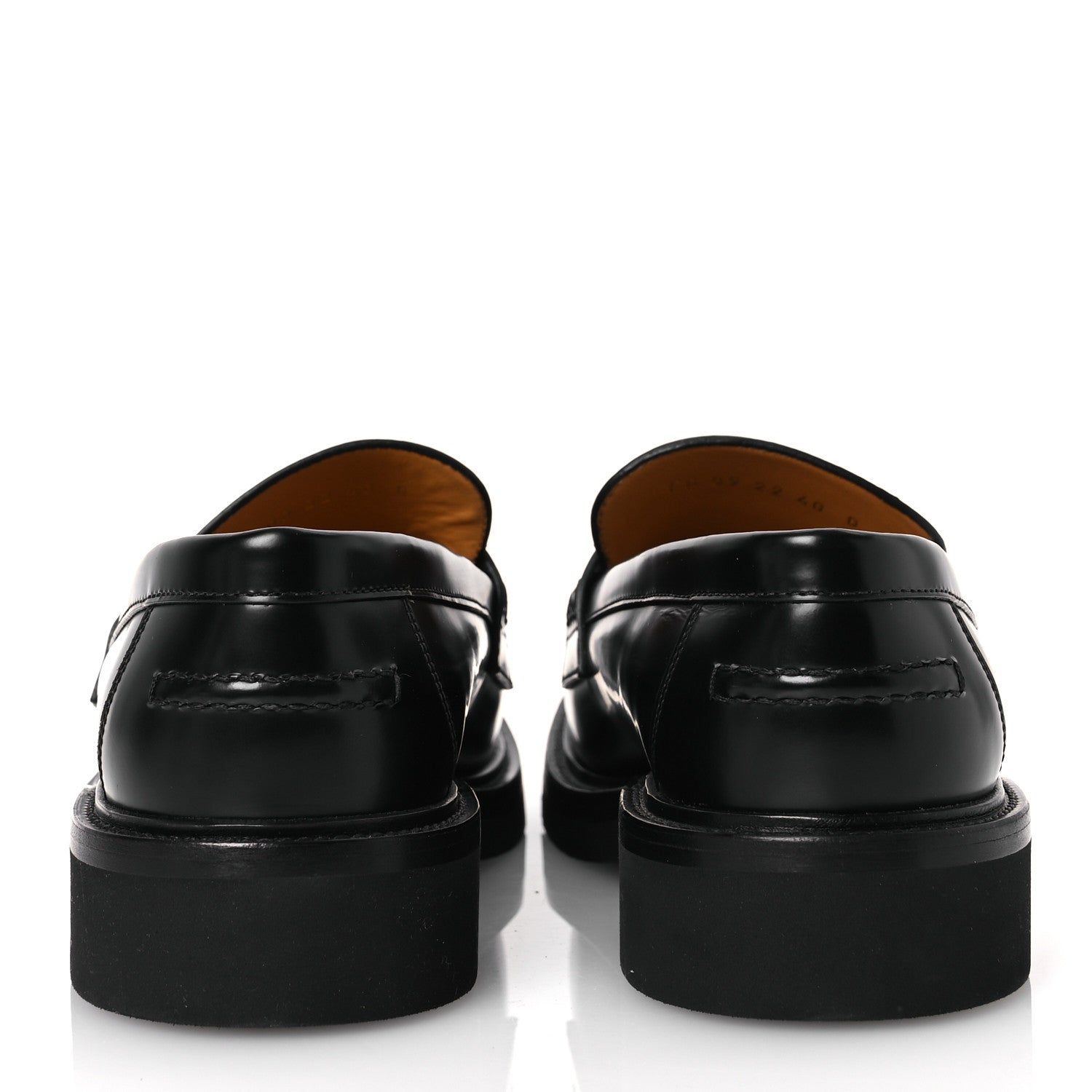 Christian Dior Brushed Calfskin Boy Loafers 40 Black 6 of 12