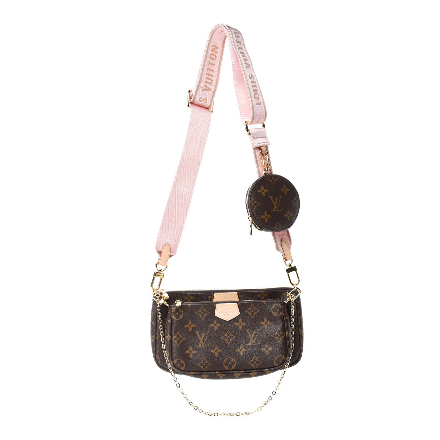 Monogram Multi Pochette Accessories Rose Clair