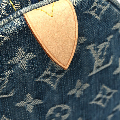 Louis Vuitton Monogram Denim Neo Speedy Blue 12 of 13