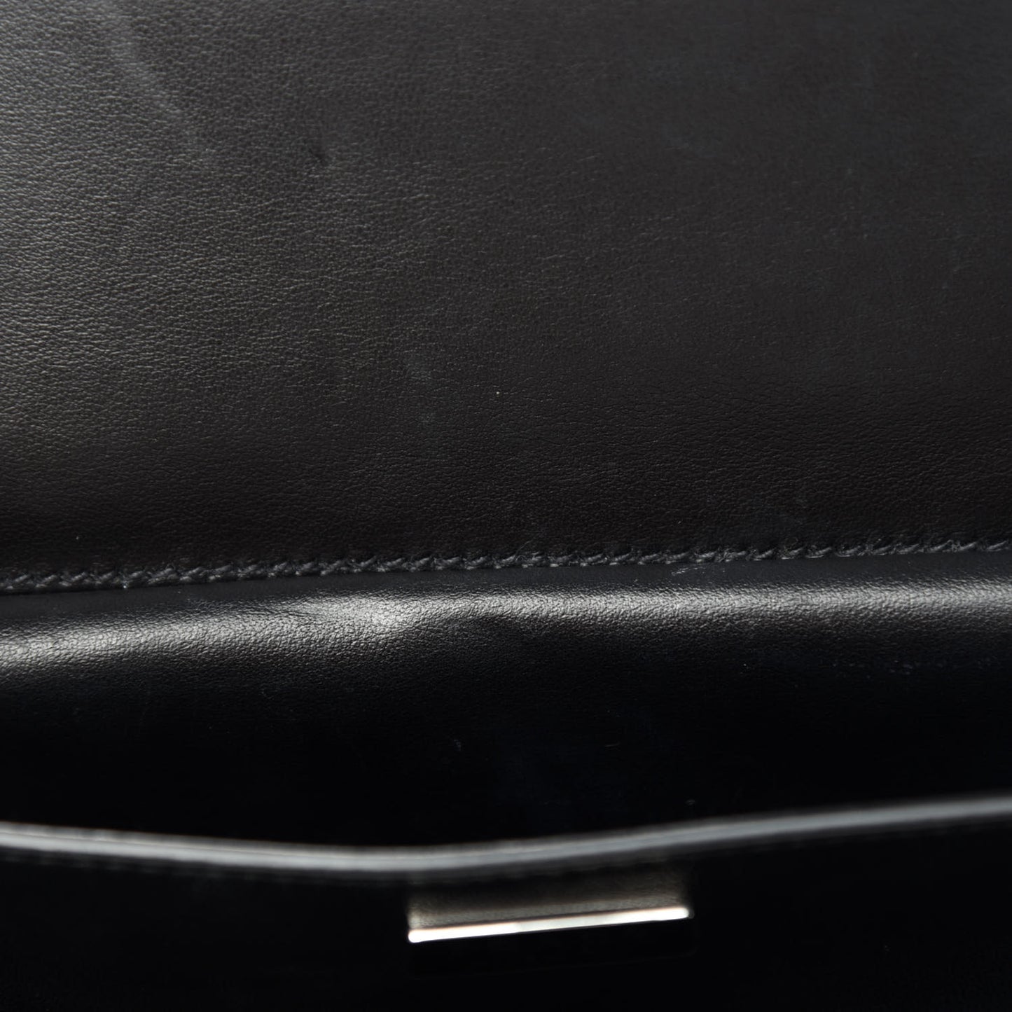Calf Hair City Calfskin Studded Cahier Bag Black