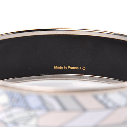Hermes Enamel Printed Wide Astrologie Nouvelle Bracelet 70 5 of 6