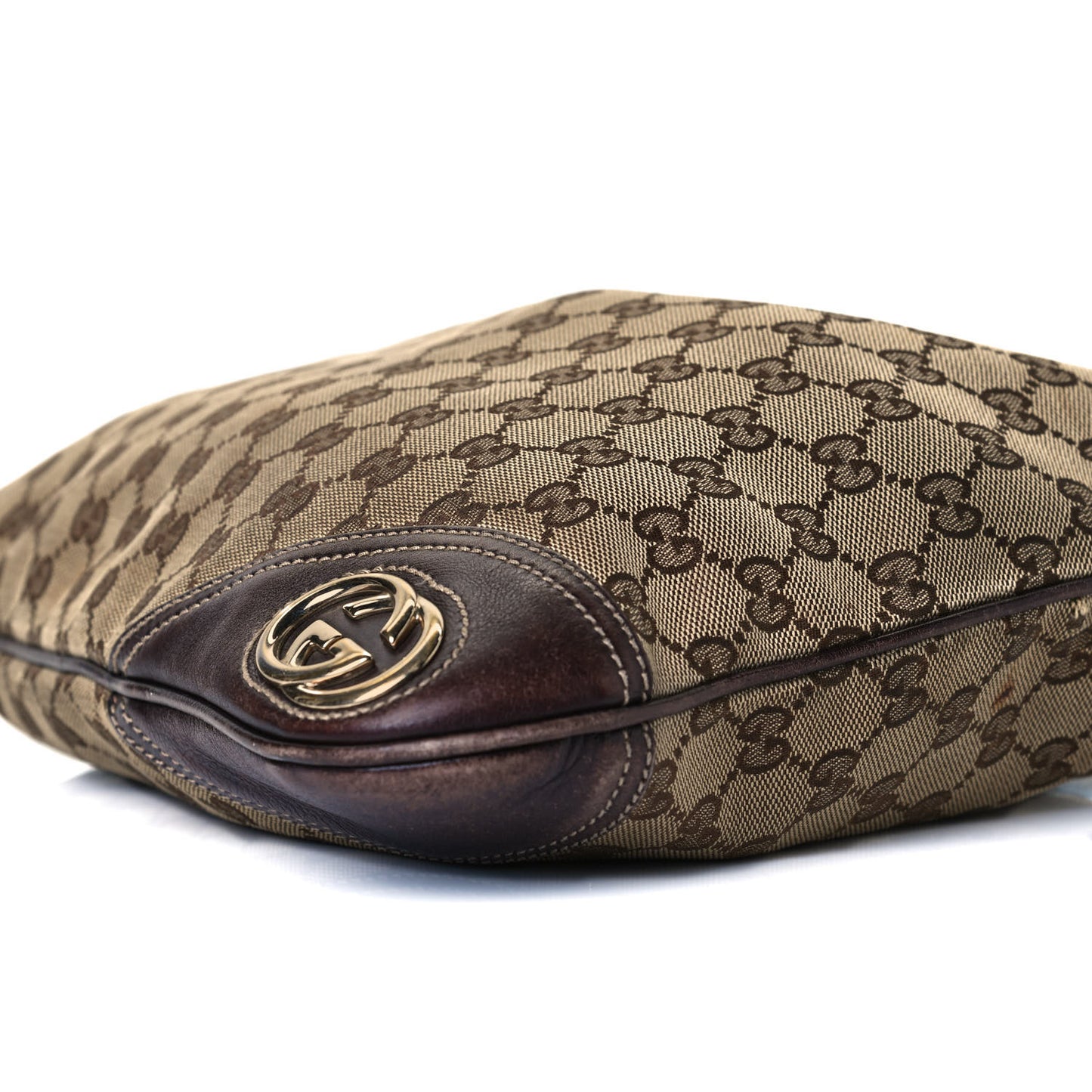 Monogram Medium New Britt Hobo Dark Brown