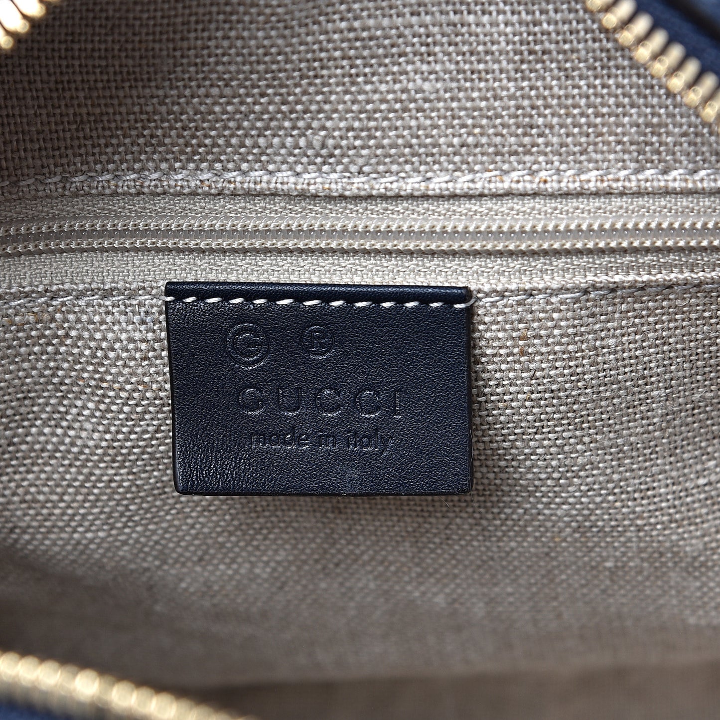 Soft Microguccissima Small Crossbody Bag Blue