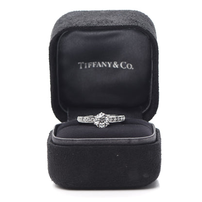 Tiffany Platinum Diamond 1.04ct Channel-Set Engagement Ring 54 7 5 of 5
