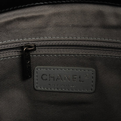 Chanel Glazed Calfskin Quilted Hobo Black 6 of 7