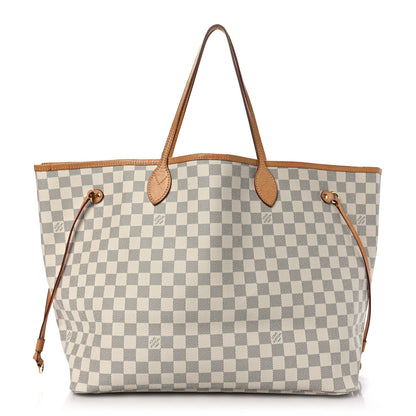 Louis Vuitton Damier Azur Neo Neverfull GM Rose Ballerine 3 of 11