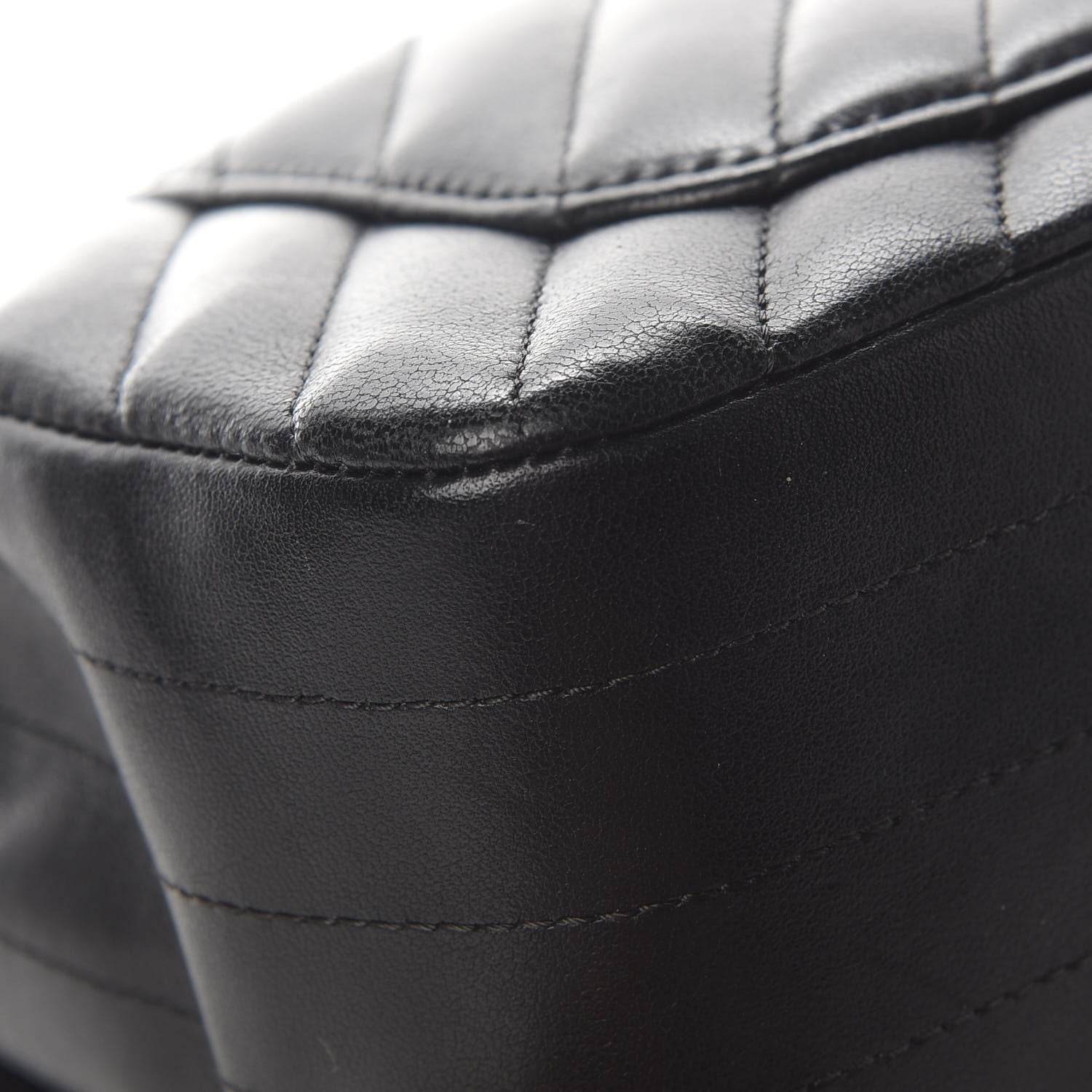 Chanel Lambskin Chevron Quilted Mini Rectangular Flap Black 21 of 21