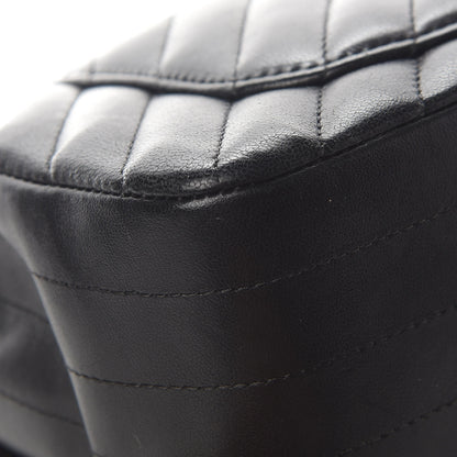 Chanel Lambskin Chevron Quilted Mini Rectangular Flap Black 21 of 21