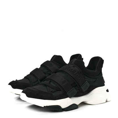 Christian Dior Technical Fabric Nylon Camouflage Womens D-Wander Sneakers 39 Black 3 of 8