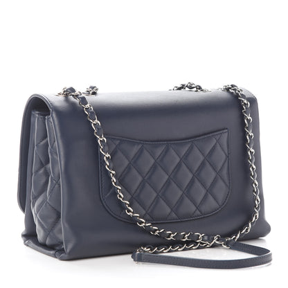 Chanel Calfskin Jumbo Tramezzo Flap Navy 3 of 9