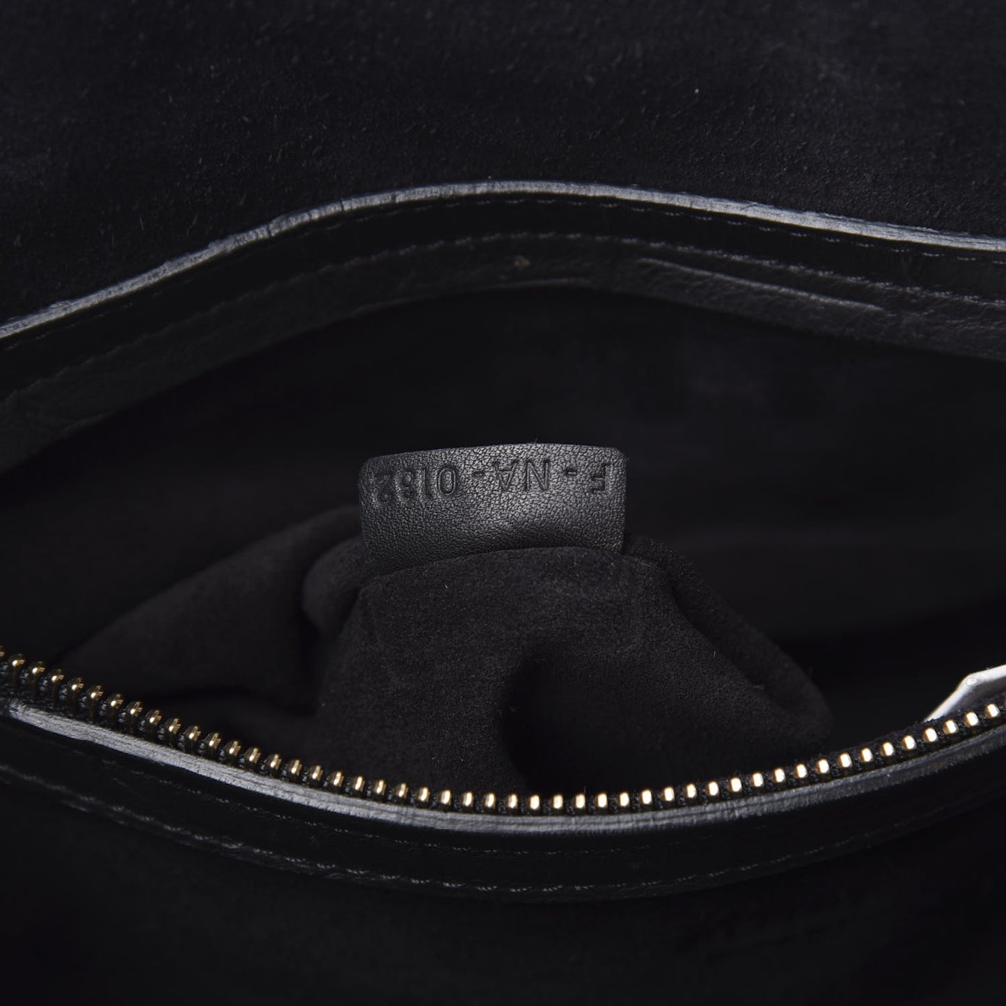 Crocodile Embossed Calfskin Medium Phantom Luggage Black