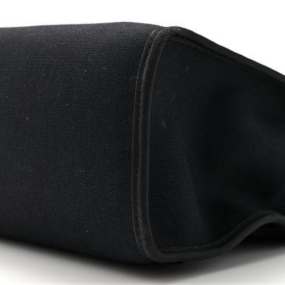 Hermes Military Toile Vache Hunter Herbag Zip PM 31 Black 10 of 19