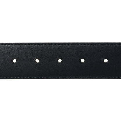 Louis Vuitton Calfskin Monogram 40mm LV Initiales Reversible Belt 85 34 Black 4 of 5