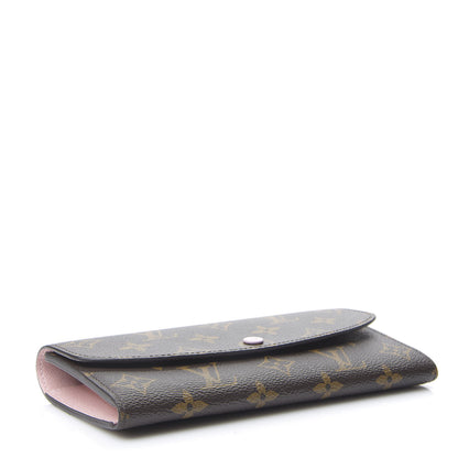 Louis Vuitton Monogram Emilie Wallet Rose Ballerine 3 of 6