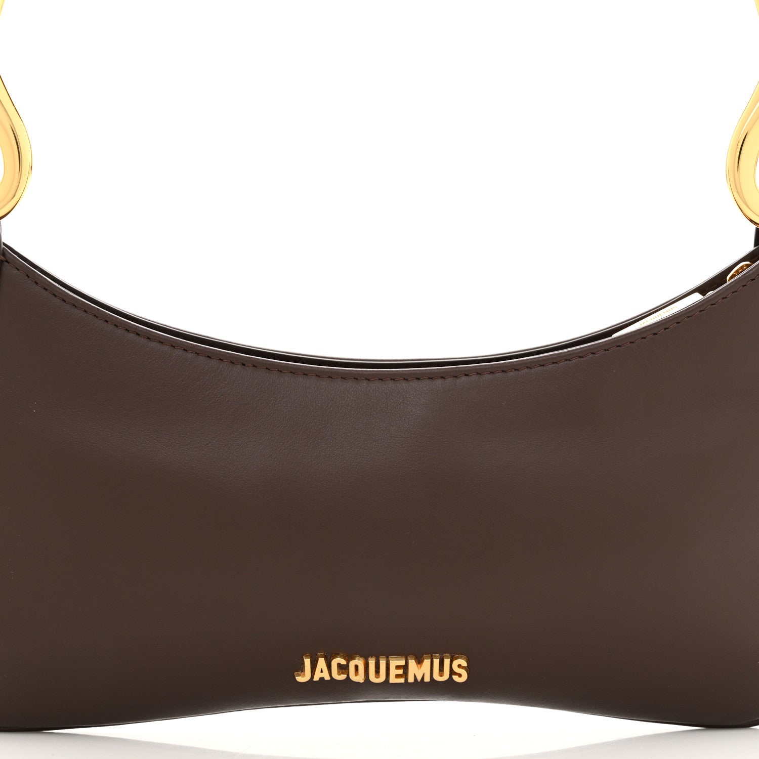 Jacquemus Smooth Calfskin Le Bisou Mousqueton Dark Brown 7 of 9