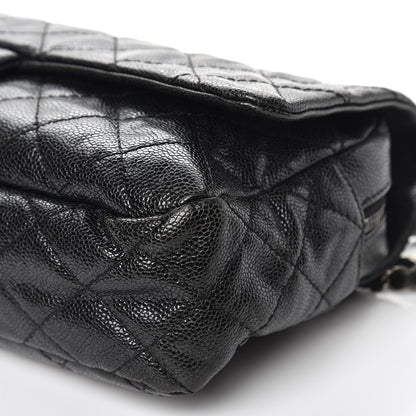 Chanel Iridescent Caviar Quilted Large Chic Flap Black 9 of 10