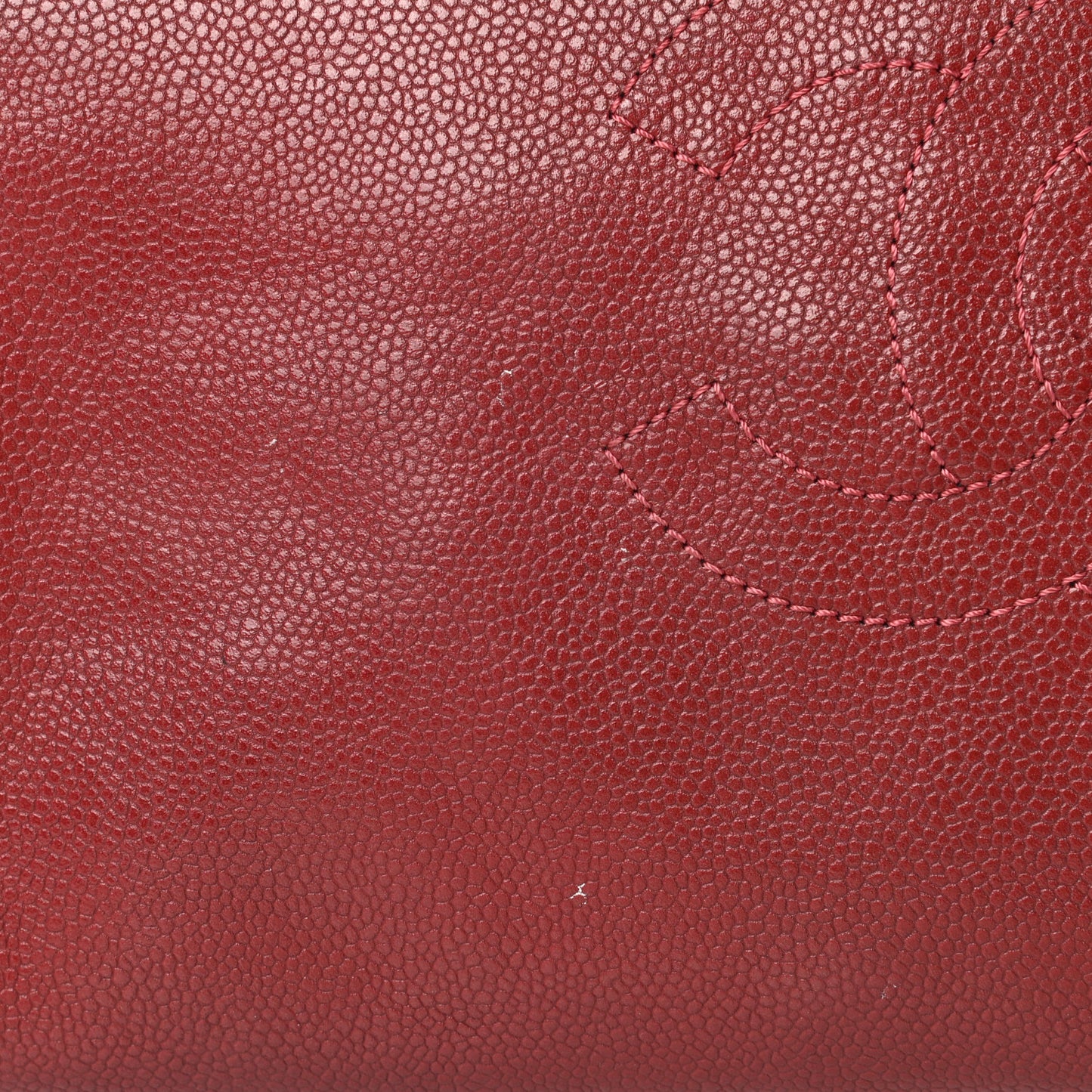 Caviar 31 CC Shoulder Bag Red