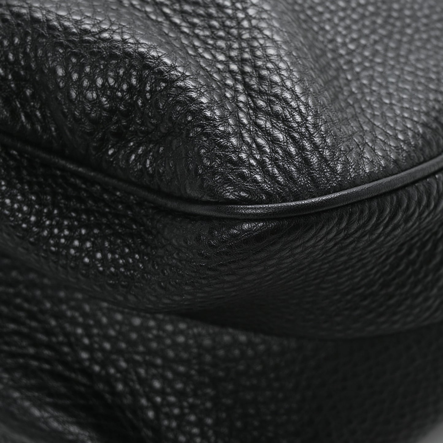 Vitello Daino Sacca Hobo Black