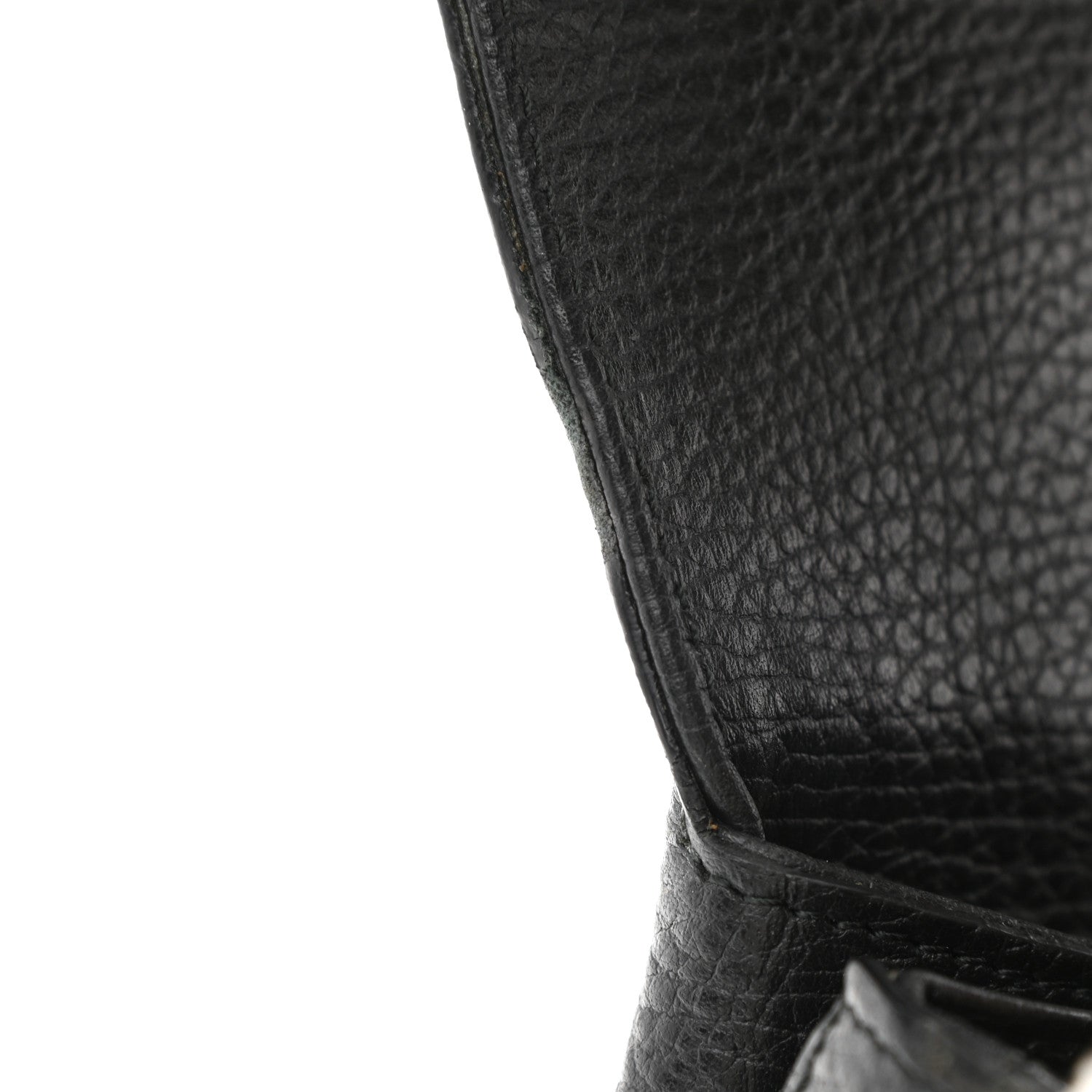 Gucci Dollar Calfskin Medium Interlocking G Top Handle Shoulder Bag Black 11 of 14