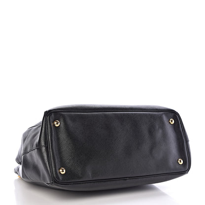 Prada Saffiano Large Galleria Double Zip Tote Black 4 of 10