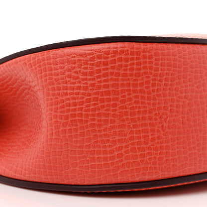 Chloe Grained Calfskin Lambskin Mini Drew Shoulder Bag Coral Pop 8 of 11