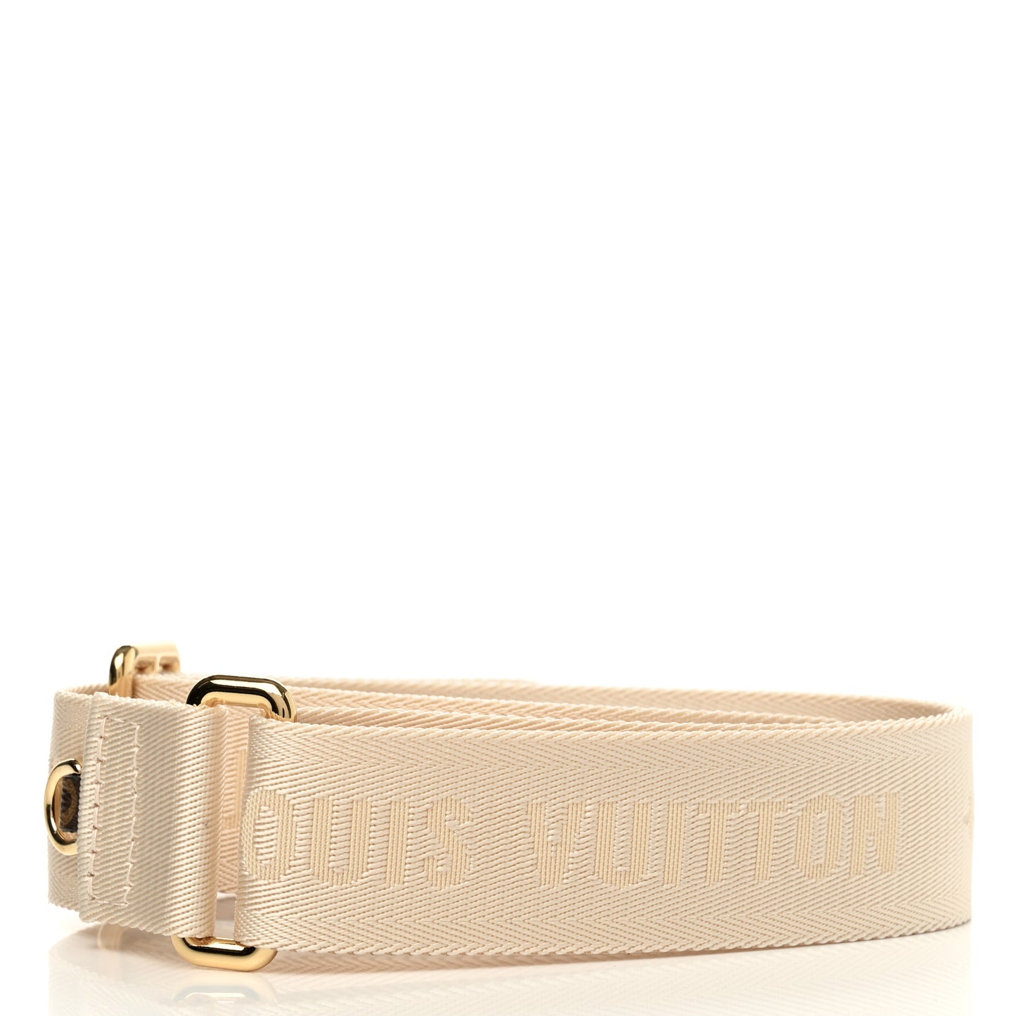Jacquard Monogram Adjustable Shoulder Strap New Creme