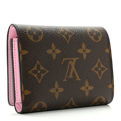 Louis Vuitton Monogram 2021 Christmas Animation Japanese Garden Victorine Wallet Wisteria Pink 3 of 13