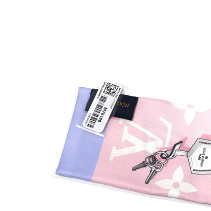 Louis Vuitton Silk Monogram Escale Confidential Bandeau Pink 2 of 3