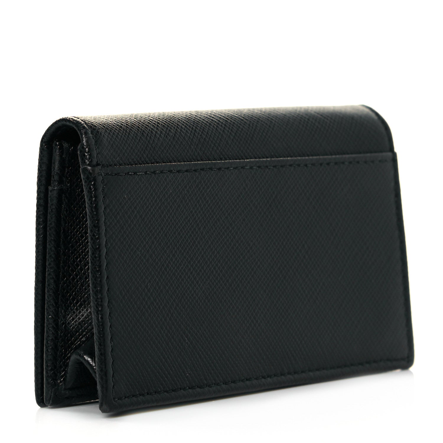 Prada Saffiano Oro Wallet Black 3 of 9