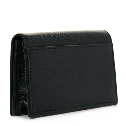 Prada Saffiano Oro Wallet Black 3 of 9