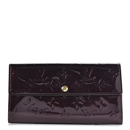 Louis Vuitton Vernis Sarah Wallet Amarante 1 of 11