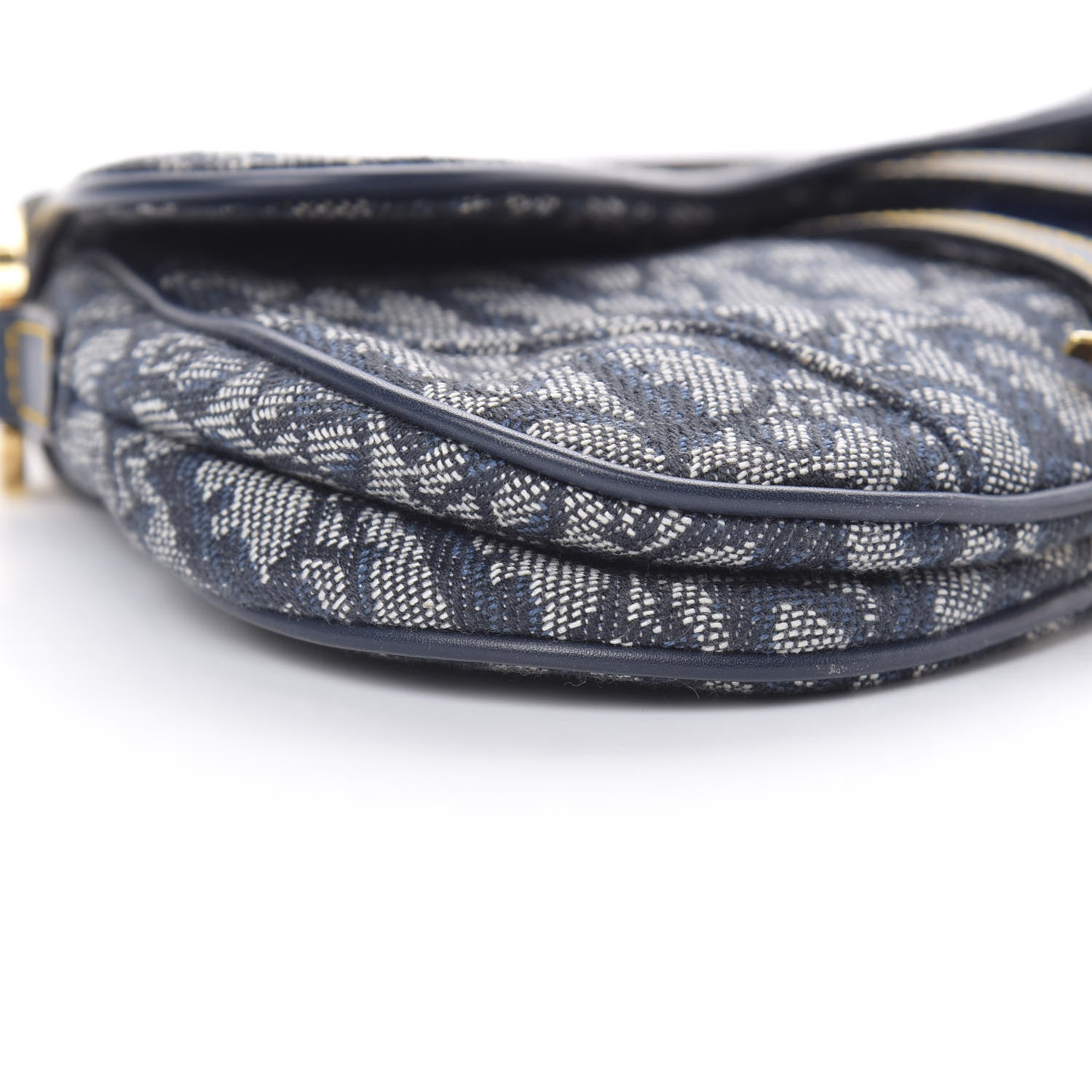 Christian Dior Monogram Mini Saddle Bag Blue 9 of 15