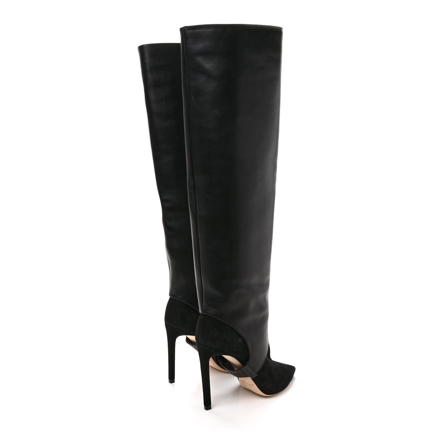 Suede Calfskin Hurley 100 Boots 36 Black