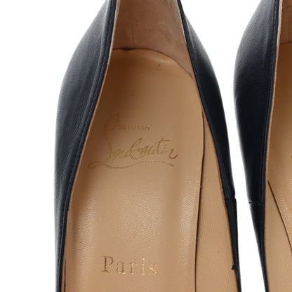 Christian Louboutin Lambskin So Kate 120 Pumps 39 Navy 6 of 11
