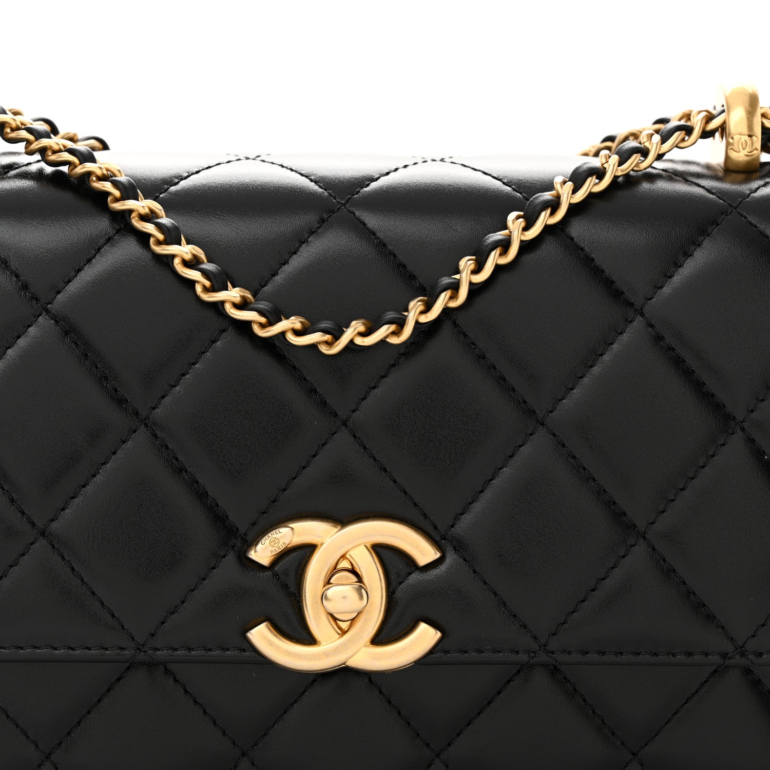 Chanel Calfskin Quilted Perfect Fit Flap Black 8 of 11