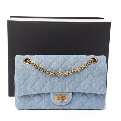 Chanel Denim Quilted 2.55 Reissue 225 Flap Blue 10 of 10