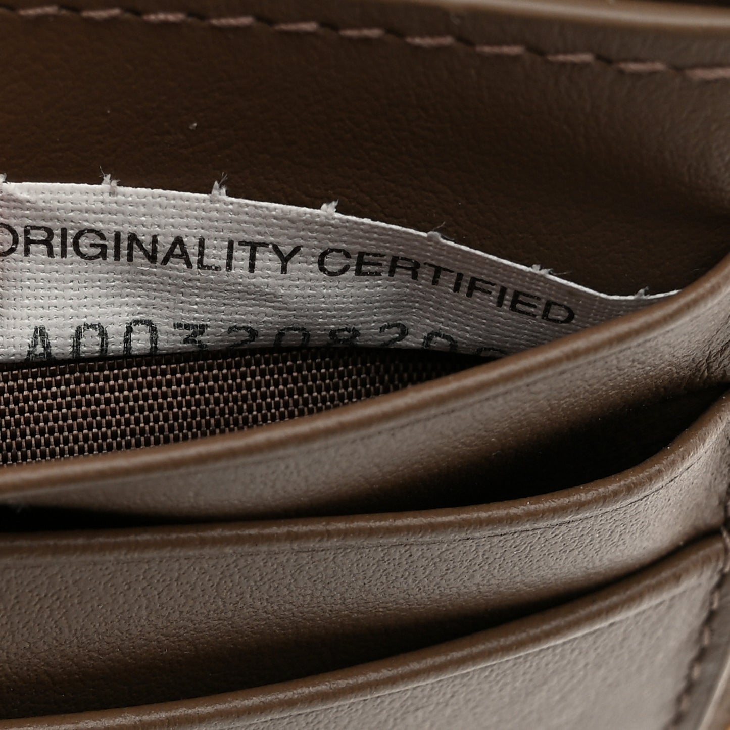 Nappa Intrecciato Bifold Zip Wallet Pinecone