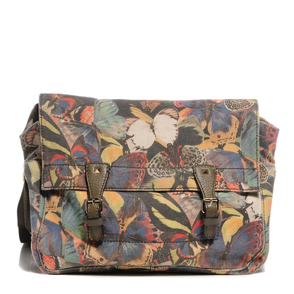 Valentino Garavani Canvas Camubutterfly Rockstud Messenger 1 of 8