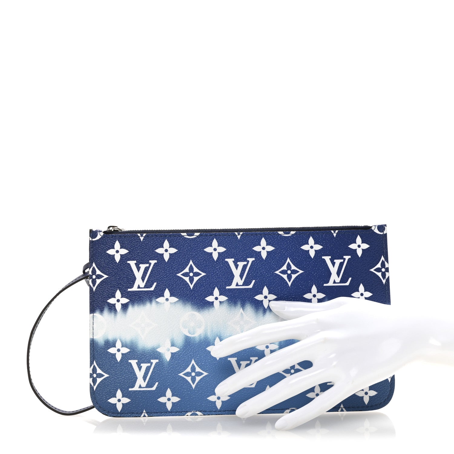 Louis Vuitton Monogram Escale Neverfull MM GM Pochette Blue 2 of 6