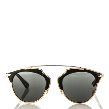 Christian Dior Metal Lambskin So Real Sunglasses Black 2 of 7